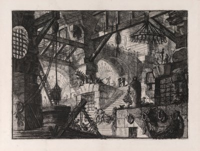 Der Brunnen, Platte 13 aus Carceri d von Giovanni Battista Piranesi