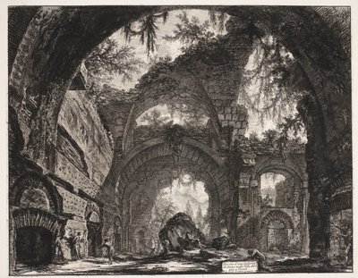 Thermen in der Villa Adriana in Tivoli von Giovanni Battista Piranesi