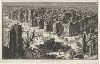 Thermen von Caracalla in Rom von Giovanni Battista Piranesi