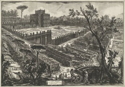 Villa Doria Pamphili in Rom von Giovanni Battista Piranesi