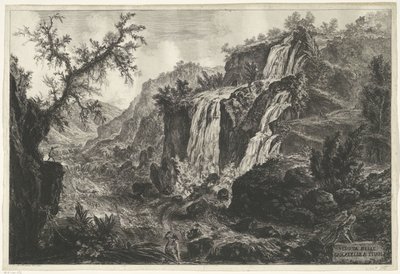 Wasserfälle in Tivoli von Giovanni Battista Piranesi