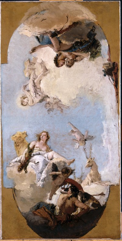 Diana, Apollo und Nymphen von Giovanni Battista Tiepolo