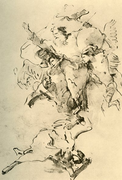 Gottvater umgeben von Engeln, 1758-1759, 1928 von Giovanni Battista Tiepolo