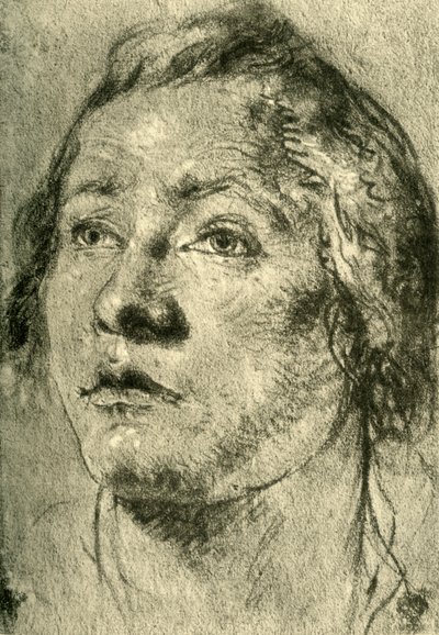 Kopf eines jungen Mannes, Mitte 18. Jahrhundert, 1928 von Giovanni Battista Tiepolo
