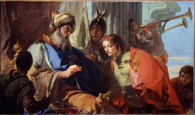 Joseph erhält den Ring des Pharaos von Giovanni Battista Tiepolo