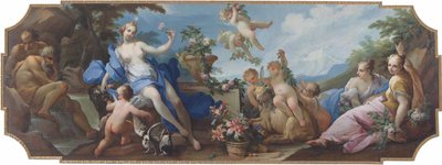 Aurora und Diana, oder eine Allegorie des Frühlings von Giovanni Camillo Sagrestani