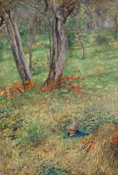 Ein Waldversteck von Giovanni Costa