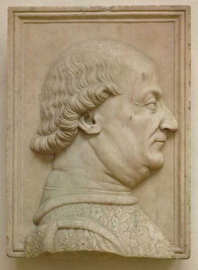 Francesco Sforza, Herzog von Mailand, Condottiere und Nachfolger der Visconti-Familie von Giovanni Cristoforo Romano