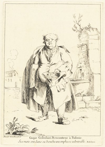 Gaspar Gribolari, Trödler in Padua von Giovanni David