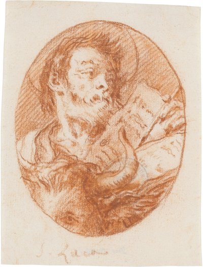 Der heilige Lukas von Giovanni Domenico Tiepolo