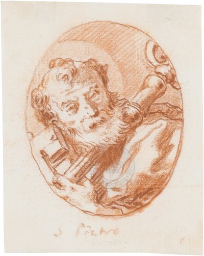 Der heilige Petrus von Giovanni Domenico Tiepolo