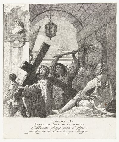 Kreuztragung Christi von Giovanni Domenico Tiepolo