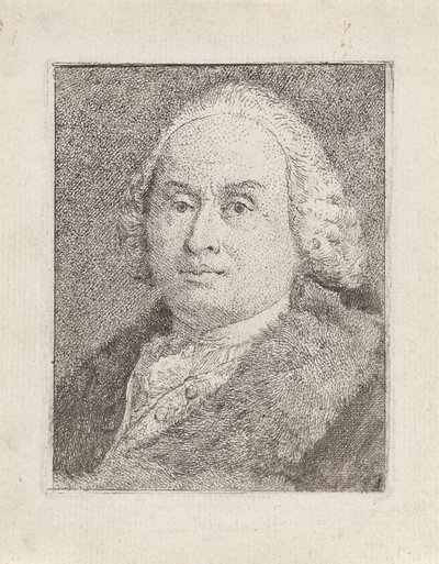 Porträt von Giambattista Tiepolo, aus der Sammlung von Köpfen von Giovanni Domenico Tiepolo