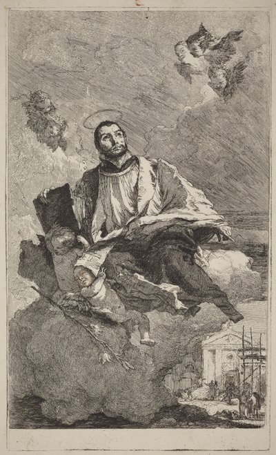 Der heilige Kajetan von Thiene von Giovanni Domenico Tiepolo