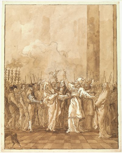 Die Verlobung der Jungfrau von Giovanni Domenico Tiepolo
