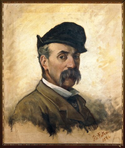 Florenz, Selbstporträt im Alter von 59 Jahren von Giovanni Fattori