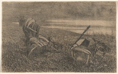 Kleine Esel in Ruhe von Giovanni Fattori