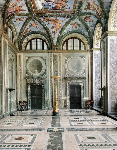 Die Loggia von Amor und Psyche, Westseite der Villa la Farnesina, Erdgeschoss von Giovanni Francesco Penni
