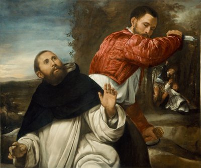 Der Tod des heiligen Petrus Martyr von Giovanni Girolamo Savoldo