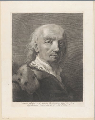 Porträt des Künstlers Giovanni Battista Piazzetta von Giovanni Marco Pitteri