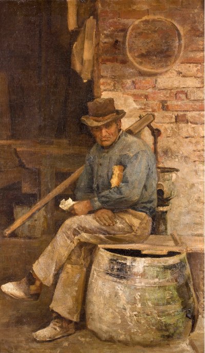 Porträt eines Maurers von Giovanni Sottocornola