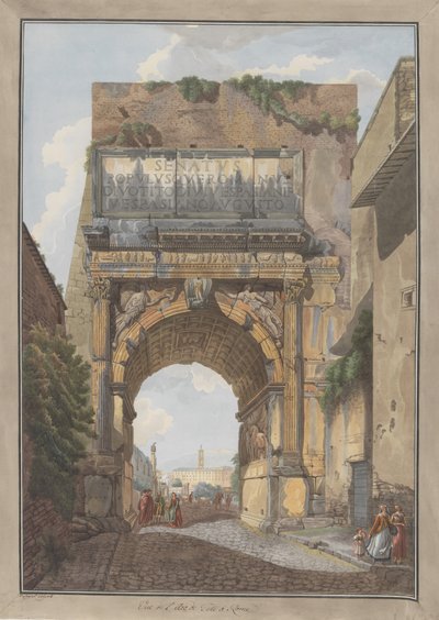 Titusbogen von Giovanni Volpato, Louis Ducros