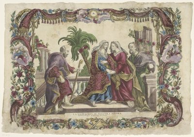 Heimsuchung (Visitation B. Marie V. ad sanctam Elisabeth) von Giovanni Volpato