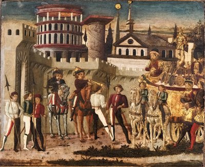 Triumphszene im antiken Stil von Giovanni Di Ser Giovanni Guidi