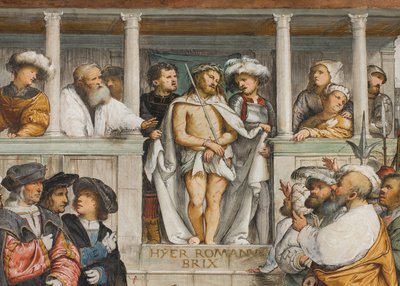Zentrales Kirchenschiff, Vierter südlicher Bogen, Ecce Homo, Girolamo Romanino von Girolamo Romanino