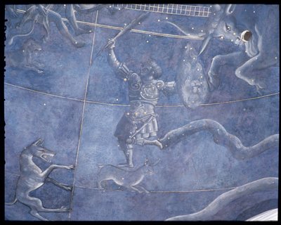 Der Weg der Sonne durch die Sterne in der Nacht des 4. Juli 1442 (Detail) von Giuliano dArrighi Pesello
