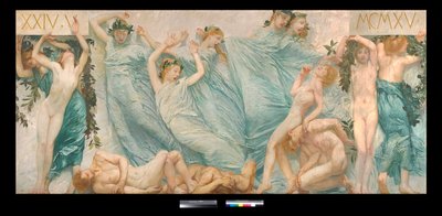 Diptychon: Risveglio von Giulio Aristide Sartorio
