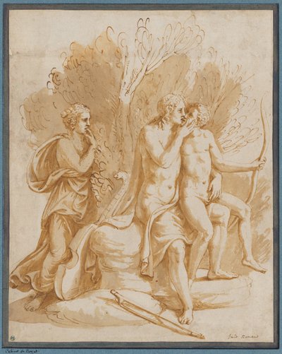 Apollo mit einem Liebhaber von Giulio Romano
