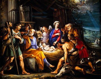 Anbetung der Hirten von Giuseppe (1568 1640) Cesari