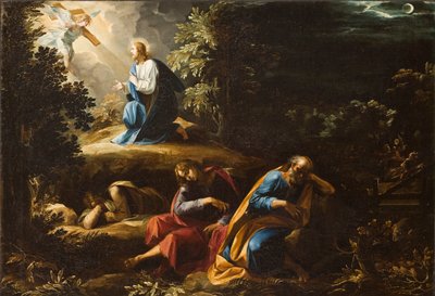 Die Agonie im Garten (Christus am Ölberg) von Giuseppe Cesari