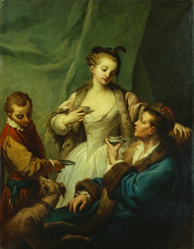 Die vier Jahreszeiten von Giuseppe (circle of) Angeli