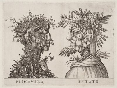 Die vier Jahreszeiten „Frühling Sommer“ von Giuseppe Arcimboldo