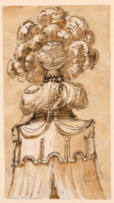 Kamm eines Baldachins von Giuseppe Barberi