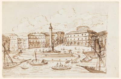 Hafen von Ajaccio, Korsika von Giuseppe Barberi