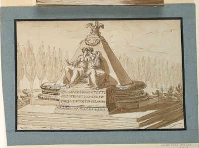 Grabdenkmal für Architekt Filipp del Rosso von Giuseppe Barberi