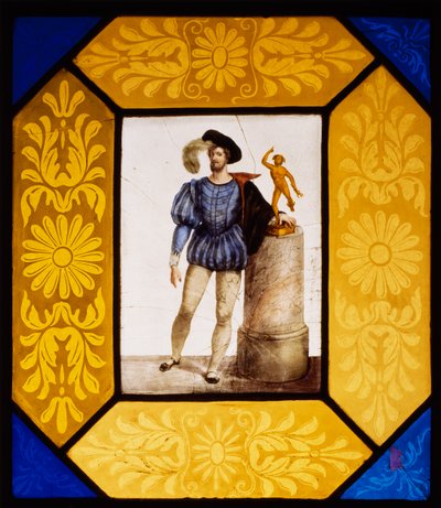 Der Bildhauer Mauro Gandolfi als Giambologna von Giuseppe Bertini