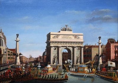 Der Einzug Napoleons in Venedig am 29. November 1807 von Giuseppe Borsato
