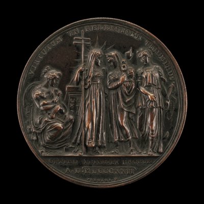 Allegorie des Triumphs der Religion [Rückseite], 1822-1823 von Giuseppe Cerbara