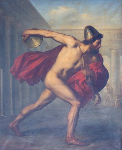 Ulysses wirft den Diskus von Giuseppe Mancinelli