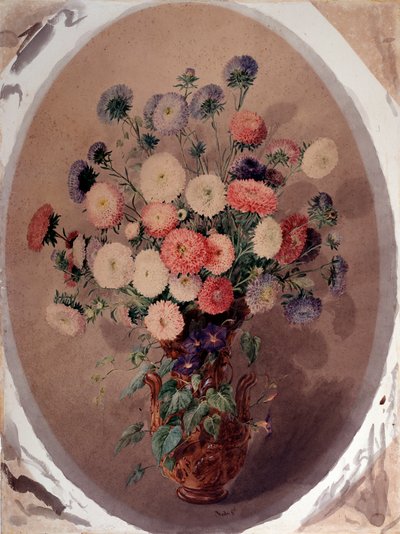 Gänseblümchenstrauß. Aquarell von Giuseppe Roda (19. Jahrhundert) von Giuseppe Roda