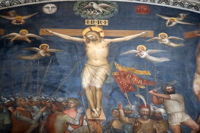Das Baptisterium von Padua. Deckenfresken 14. Jahrhundert von Giusto de Menabuoi. Padua. Italien. von Giusto di Giovanni de