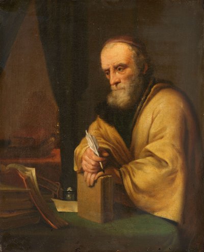 Ein alter Gelehrter von Godfrey (after) Kneller