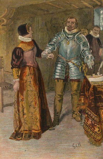 Königin Mary und die Krone von Schottland von Godfrey C. Hindley