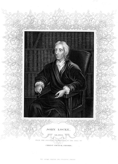 John Locke, englischer Philosoph, um 1680-1704 von Godfrey Kneller