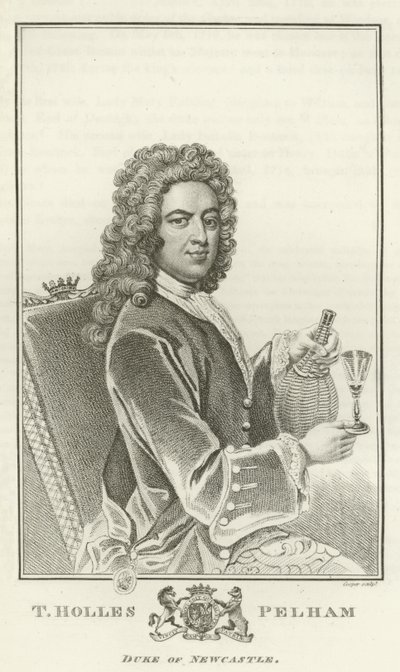 Thomas Holles Pelham, Herzog von Newcastle von Godfrey Kneller
