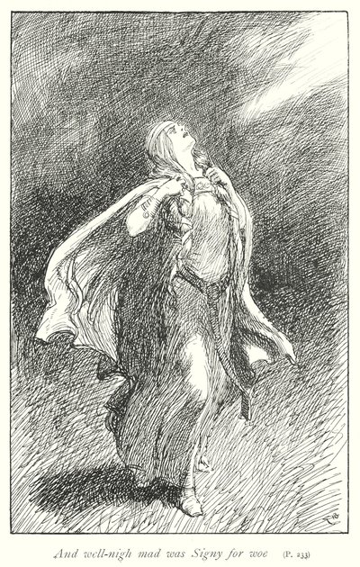 Und fast wahnsinnig war Signy vor Kummer von Gordon Frederick (after) Browne